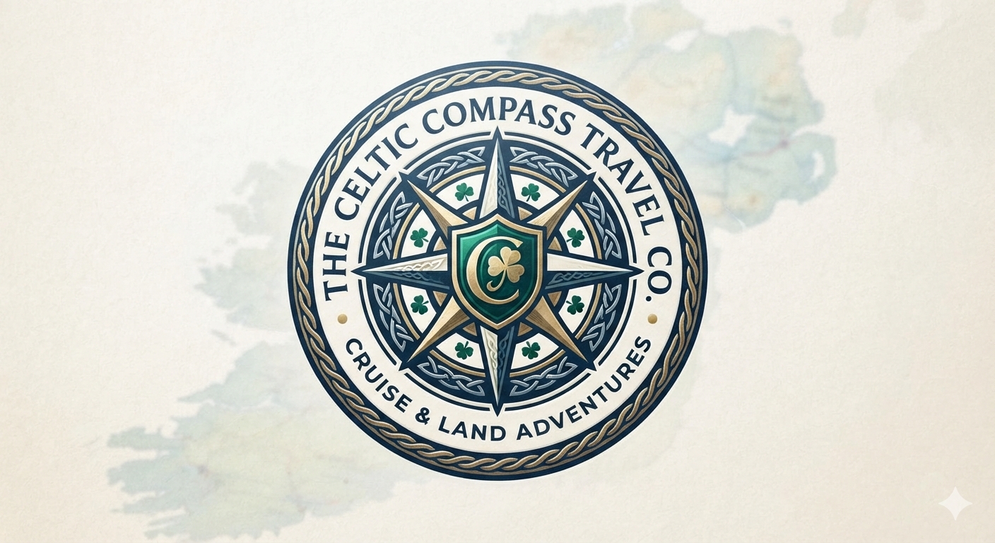 The Celtic Compass Travel Co. logo